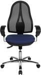 Topstar Open Point SY Deluxe, ergonomischer Syncro-Bandscheiben-Drehstuhl,