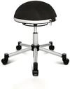 Topstar Rollhocker Sitness Half Ball schwarz