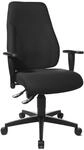 Topstar LT0BK BC0 B&uuml;rostuhl Lady Sitness schwarz mit h&ouml;henverstellbaren Armlehnen,