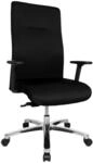 Topstar Big Star 20 inklusive h&ouml;henverstellbare Armlehne B&uuml;rostuhl, Stoff, schwarz,