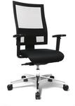 Topstar Sitness 60 B&uuml;rostuhl (inkl. Armlehnen/Sitzbezug/Netzbezug) schwarz