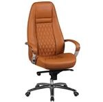 Amstyle B&uuml;rostuhl Austin Echt-Leder Caramel Schreibtischstuhl 120KG Chefsessel hohe