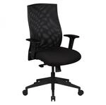 Amstyle B&uuml;rostuhl Bezug Stoff Schwarz Schreibtischstuhl Design 120 kg Chefsessel
