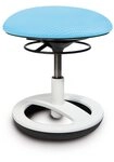 TOPSTAR SU83BT6 Sitzhocker Sitness Bobby f&uuml;r Kinder, Standfu&szlig;ring Alu wei&szlig;