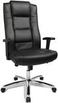 Topstar Chairman 10 Chefsessel (h&ouml;henverstellbare Armlehne, Leder, 64 x 63 x 120 cm)
