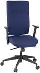 hjh OFFICE 608510 Profi B&uuml;rodrehstuhl PRO-TEC 300 Stoff Blau B&uuml;rosessel