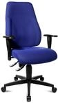 Topstar LT0BK BC6 B&uuml;rostuhl Lady Sitness blau mit h&ouml;henverstellbaren Armlehnen, 111