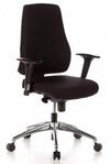 hjh OFFICE 608000 Profi B&uuml;rostuhl PRO-TEC 200 Stoff Schwarz Drehstuhl ergonomisch,