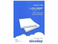 Niceday Kopierpapier DIN A4 80 g/m² Weiß 500 Blatt
