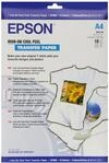 Epson Iron-on-transfer Paper, DIN-A4, 124g/m&sup2;, 10 Blatt, C13S041154, Wei&szlig;