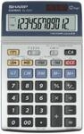 Sharp EL-337C Tischrechner (12 Stellen, bewegliches LCD-Display, Solar- und
