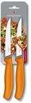 Victorinox Swiss Classic, Pizza- und Steakmesser Set, 2teilig, Extra Scharfe Klinge,