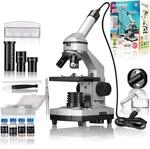 Bresser Junior Mikroskop Set Biolux DE 40x-1024x f&uuml;r Kinder und Erwachsene mit hoher