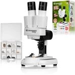 Bresser Junior Mikroskop 20x LED-Auflicht Beleuchtung, inklusive umfangreichem