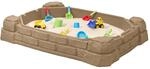 Step2 Naturally Playful Sandkasten mit Deckel | Kunststoff Sand Kasten mit...