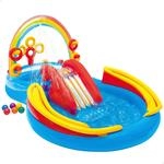 Intex Rainbow Ring Play Center - Kinder Aufstellpool - Planschbecken - 297 x 193 x