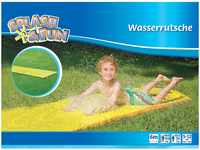 The Toy Company 0018484 Splash & Fun Wasserrutsche, gelb, ca. 600 x 80 cm