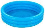 Intex 58426NP - Aufblasbarer Pool Crystal Blau, Vinyl, Blau, 147x33 cm