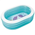 Intex 57482NP - Planschbecken Oval Whale (Modell Sortiment), Blau, 163 cm l x 107 cm