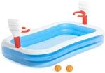Bestway Family Pool, Basketball, 251 x 168 x 102 cm, 54122, Mehrfarbig