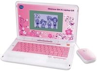 Vtech Glamour Girl XL Laptop E/R - Lerncomputer mit 240 Lernspielen zum Lernen von