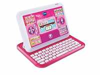 VTech 2 in 1 Tablet pink – Laptop und Tablet in einem – Mit 80 Lernspielen in
