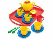 DANTOY - Teeservice Spielset mit Servierbrett - Teeparty für Kinder - 18...