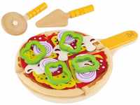 Hape Homemade Pizza Kitchen Playset , Mix-and-Match Pretend Play Food Toy,...