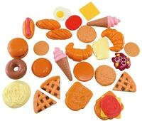 GOWI Spiel-Lebensmittel f&uuml;r Kaufladen oder Spielk&uuml;che (Geb&auml;ck 33tlg)