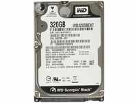 Western Digital WD3200BEKT Black 320GB interne Festplatte (6,4 cm (2,5 Zoll),