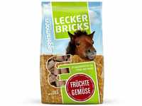 Eggersmann Mein Pferdefutter 1kg Pferde-Leckerlis | Lecker Bricks für Pferde &...