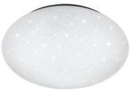 Reality Leuchten Deckenleuchten Putz R62681201, Schirm Kunststoff, inkl. 12 Watt LED