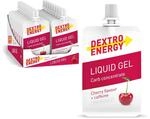 Dextro Energy Liquid Gel Cherry + Caffeine - 18x60ml (18er Pack) - High Carb Energy