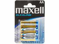 Maxell Alkaline LR6 (AA Mignon, 4er Blister), 723882, 100