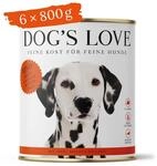 DOG'S LOVE Classic Rind, 6er-Pack (6 x 800g)