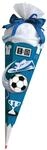 ROTH Schult&uuml;ten-Bastelset Soccer blau 68cm 6-eckig Rot(h)-Spitze...