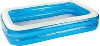 Speeron Swimmingpool: Jumbo-Planschbecken, aufblasbarer Pool, 242 x 155 x 51 cm