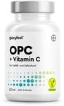 OPC Traubenkernextrakt 180 Kapseln - 1052mg Extrakt PLUS Vitamin C pro Tagesdosis -