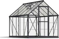 Palram Aluminium Gew&auml;chsHaus Gartenhaus Hybrid 6x10 anthrazit /310x185x209 cm