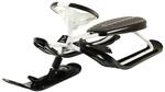 STIGA Snowracer Supreme GT Lenk Schlitten mit Curve Ski System, Sto&szlig;d&auml;mpfer und