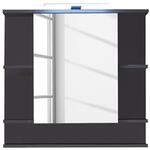 trendteam smart living - Tetis - Spiegelschrank - Graphit - 5 offene und 2