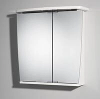Jokey Spiegelschrank Numa grifflos, Badezimmer Spiegelschrank aus MDF 58 cm breit,
