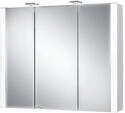 Jokey Spiegelschrank Jarvis 80 cm breit, Badezimmer Spiegelschrank aus MDF, mit LED