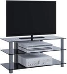 VCM TV Rack Lowboard Konsole LCD LED Fernsehtisch M&ouml;bel Bank Glastisch Tisch Schrank