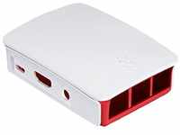Raspberry Pi Gehäuse für Modell B+ / Pi 2, weiß/rot