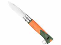 Opinel - N°12 Explore Nature Bushcraft - Multipurpose Orange - Messer