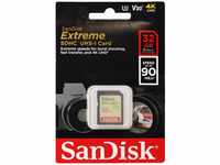 SanDisk Extreme SDSDXVE-032G-GNCIN 32 GB SDHC Class 10 U3 V30 Memory Card ,...