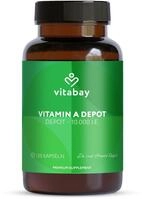 Vitabay Vitamin A Hochdosiert Kapseln - 120 Vegane Vitamin A Retinol Kapseln 10000 IE