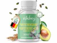 Vitabay Vitamin B5 Pantothensäure 500 mg - 200 VEGANE Vitamin B5 Kapseln -...