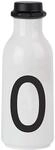 Design Letters Pers&ouml;nliche Trinkflasche Wei&szlig; (O) | BPA-Frei | 500 ml | Tritan